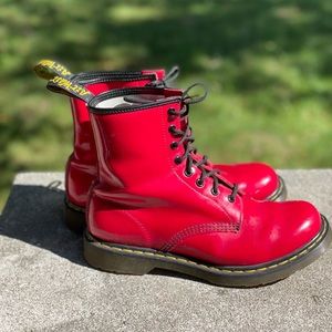 Dr. Marten’s 1460 Originals Red Leather Boots